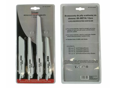 BRZESZCZOT DO PIŁY SZBLASTEJ 12 szt /SILVER - 2