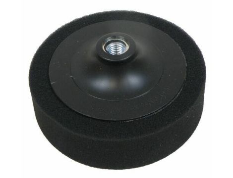 DYSK 125mm POLERSKI GĄBKA CZARNA M14 .....MIĘKKA/SILVER