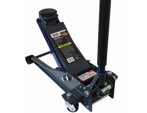 DŹWIGNIK "ŻABA"  3T/NISKI/SILVER/2-TŁOKI NISKOPROFILOWY  75-500mm - 3