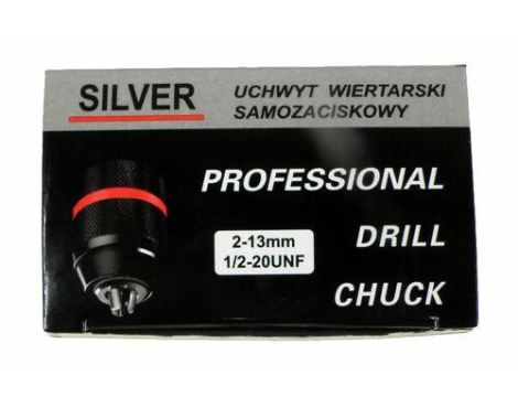 GŁÓWKA WIERTARKI 13mm 1/2 SAM.METAL /SILVER