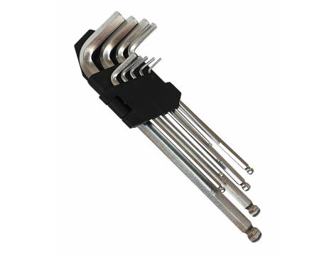 KLUCZ IMBUSOWE 9el. 1.5-10mm/190mm SILVER