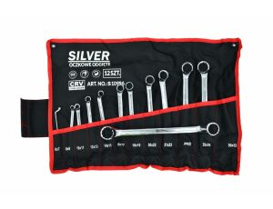 KLUCZ OCZKOWY -ODGIĘTY 12szt. /SILVER PŁACHTA
