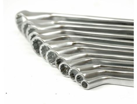 KLUCZ OCZKOWY -ODGIĘTY 12szt. /SILVER...