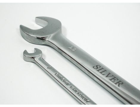 KLUCZ PŁASKO-O.GRZ/KPL 8szt./SILVER