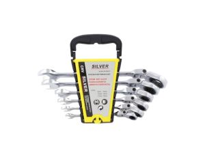 KLUCZ PŁASKO-O.GRZ/PRZEG.KPL. 6szt.8-19 SILVER