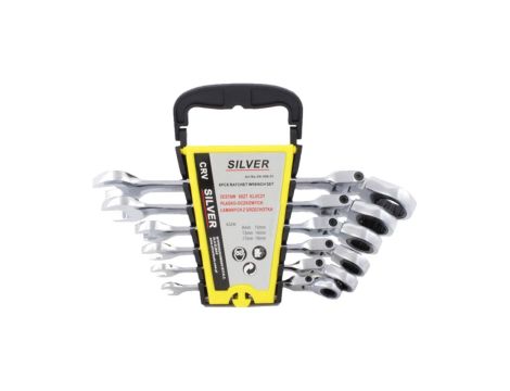 KLUCZ PŁASKO-O.GRZ/PRZEG.KPL. 6szt.8-19 SILVER