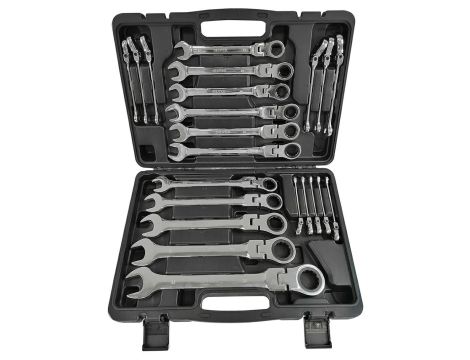 KLUCZ PŁASKO-O.GRZ/PRZEG.KPL.22szt.6-32 WALIZKA