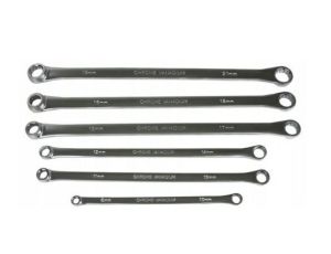 KLUCZE OCZKOWE PROSTE DŁUGIE DO NAPINACZY 6szt 8-21mm SILVER