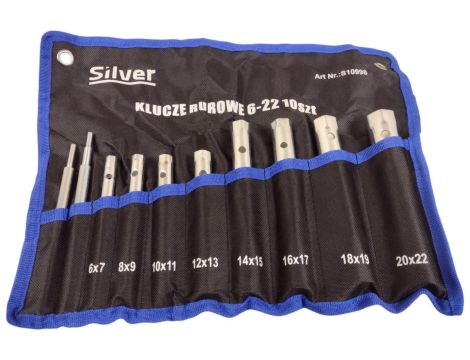 KLUCZE RUROWE 6-22mm SILVER