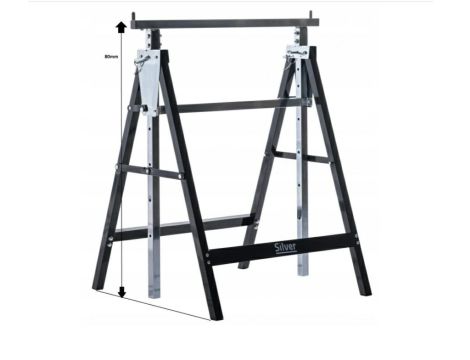 KOBYŁKA STOJAK REGULOWANA WYSOKOŚĆ 80-130cm /SILVER