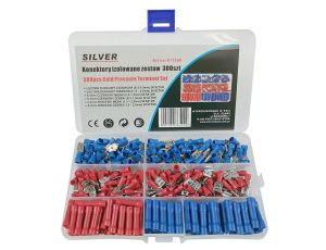 KONEKTORY IZOLOWANE 300szt. SILVER