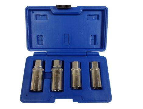 NASADKI DO ZERWANYCH URWANYCH ŚRUB SZPILEK 4szt 6/8/10/12mm SILVER