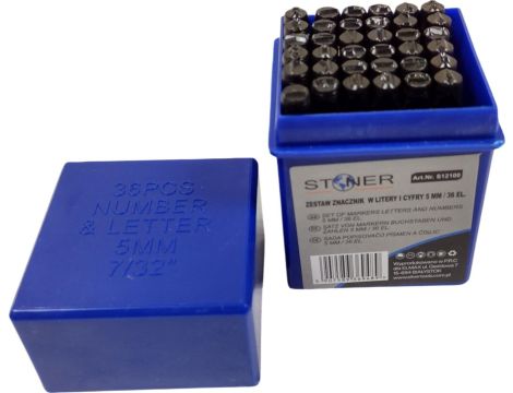 NUMERATOR ZESTAW 36el   5mm   SILVER