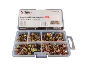 OBEJMY OPASKI METALOWE 75szt. SILVER