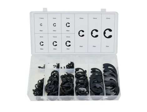 PIERŚCIENIE E-CLIP 300el. /SILVER...