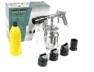 PISTOLET DO PIASKOW.ZBIORNIK  Z ODZYS /SILVER