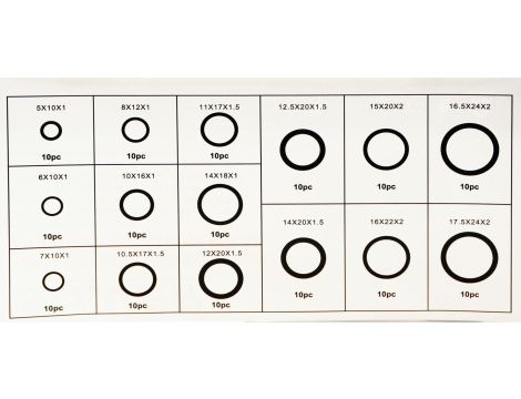 PODKŁADKI MIEDZIANE 150 szt. /SILVER - 2