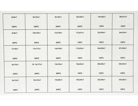 PODKŁADKI MIEDZIANE 580 szt. /SILVER - 3