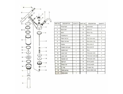 POMPA RĘCZNA DO OLEJU /SILVER