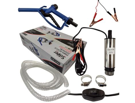 POMPKA DO PALIWA 38mm 12V ZESTAW /SILVER