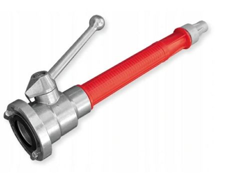 PRĄDOWNICA DO WĘŻY STRAŻACKICH Z ZAWOREM 2" SILVER