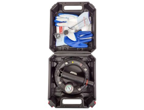 PRZYSSAWKA Z POMPKĄ I MANOMETREM /SILVER