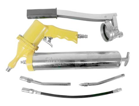 SMAROWNICA RĘCZNO-PNEUMATYCZNA 400ml /SILVER... - 2