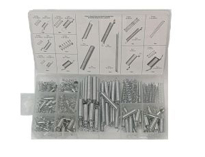 SPRĘŻYNKI 200szt. MIX /SILVER