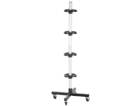 STOJAK NA OPONY Z KÓŁKAMI /SILVER