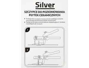 SYSTEM POZIOMOWANIA PŁYTEK 300+100szt +SZCZYPCE/SILVER... - image 2