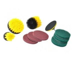 SZCZOTKI DO CZYSZCZENIA NA WKRĘTARKĘ 10 el. /SILVER...........