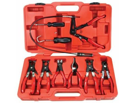 SZCZYPCE DO OPASEK SAMOZACISKOWYCH 9szt. /SILVER