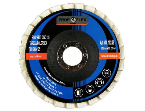 ŚCIERNICA FILCOWA 125mm