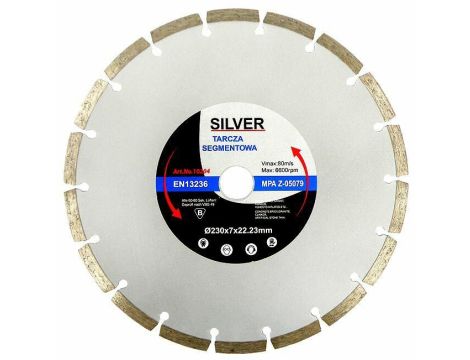 TARCZA D.SILVER 350*25,4 SEG. DO BETONU.