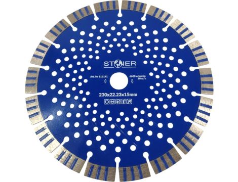TARCZA D.STONER 230/15mm SEG. V-TURBO SUCHO