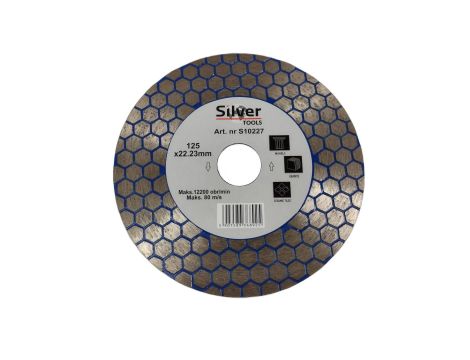 TARCZA DIAMENTOWA DO CIĘCIA I SZLIFOWANIA 125x1,6mm /SILVER