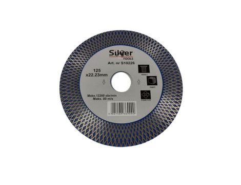 TARCZA DIAMENTOWA DO CIĘCIA I SZLIFOWANIA 125x1,8mm /SILVER