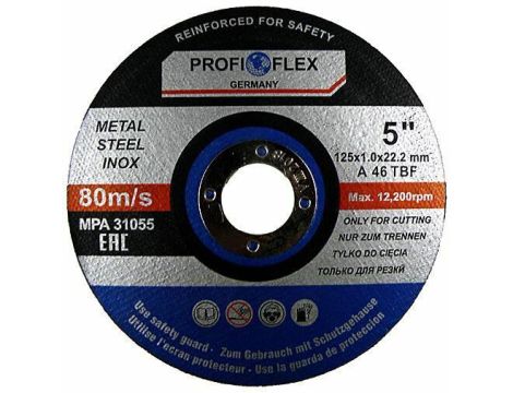 TARCZA M.SILVER 125*1,0mm PROFI