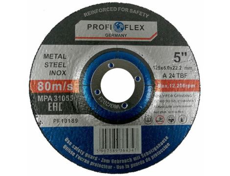 TARCZA M.SILVER SZLIF.125*6,0mm PROF I