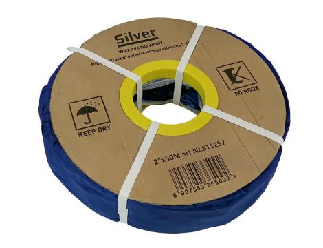 WĄŻ DO WODY 2"x 50m/PCV /SILVER - 2