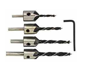 WIERTŁA DO DREWNA Z POGŁĘBIACZEM 3-6mm 5szt. /SILVER - image 2