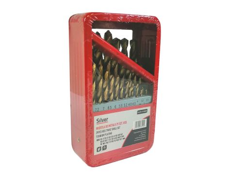 WIERTŁO METAL TYTAN KPL. 29szt. /SILVER 1,5-12,7mm - 2