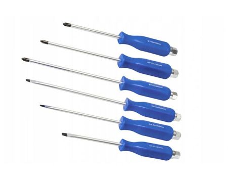 WKRĘTAKI DO POBIJANIA  6szt../SILVER /WALIZKA