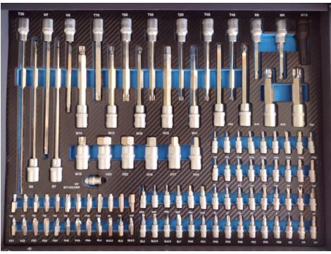 WÓZEK NARZĘDZIOWY 7-SZUFLAD 251el. CRV STONER