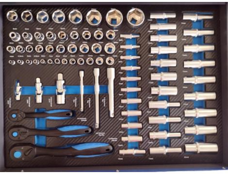 WÓZEK NARZĘDZIOWY 7-SZUFLAD 251el. CRV STONER - 5