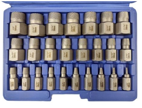 WYKRĘTAKI DO ZERWANYCH ŚRUB 25el. SILVER