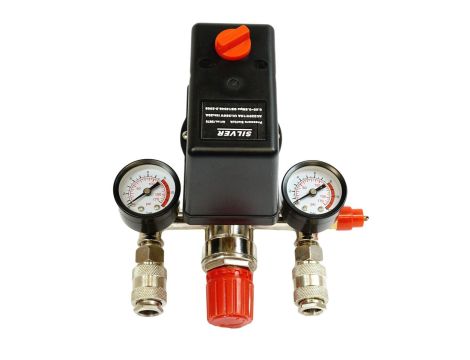 WYŁĄCZNIK CIŚNIENIOWY KOMPRESORA 380V 3 WEJŚCIA ZESTAW / PRESOSTAT...