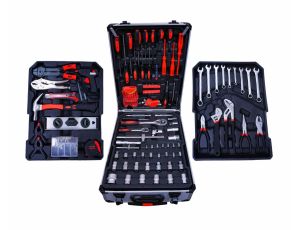 ZESTAW KLUCZY  187el./WALIZKA NA KÓŁKACH /SILVER