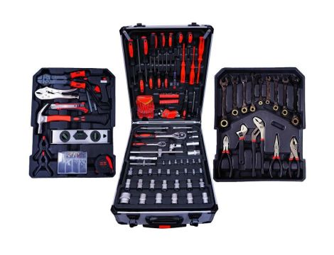 ZESTAW KLUCZY  419el./WALIZKA NA KÓŁKACH CZARNA PROF /SILVER - 2