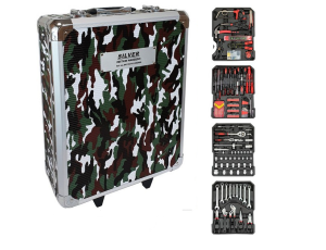 ZESTAW KLUCZY  419el./WALIZKA NA KÓŁKACH MORO /SILVER